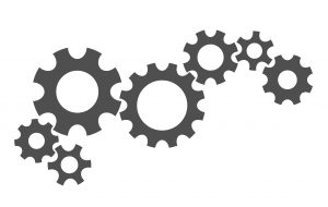 gears industrial abstract background